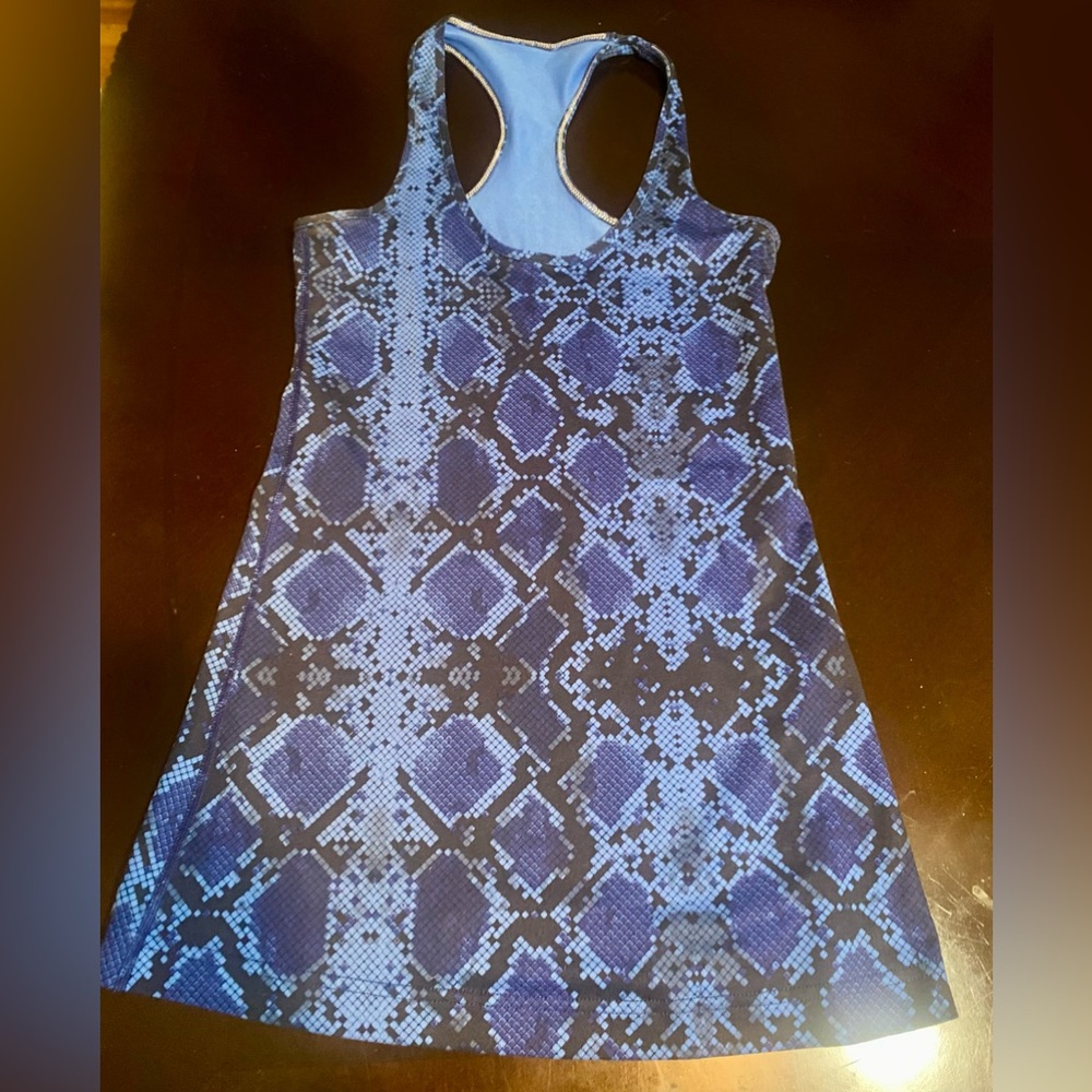 Small lululemon snake print racerback tank
